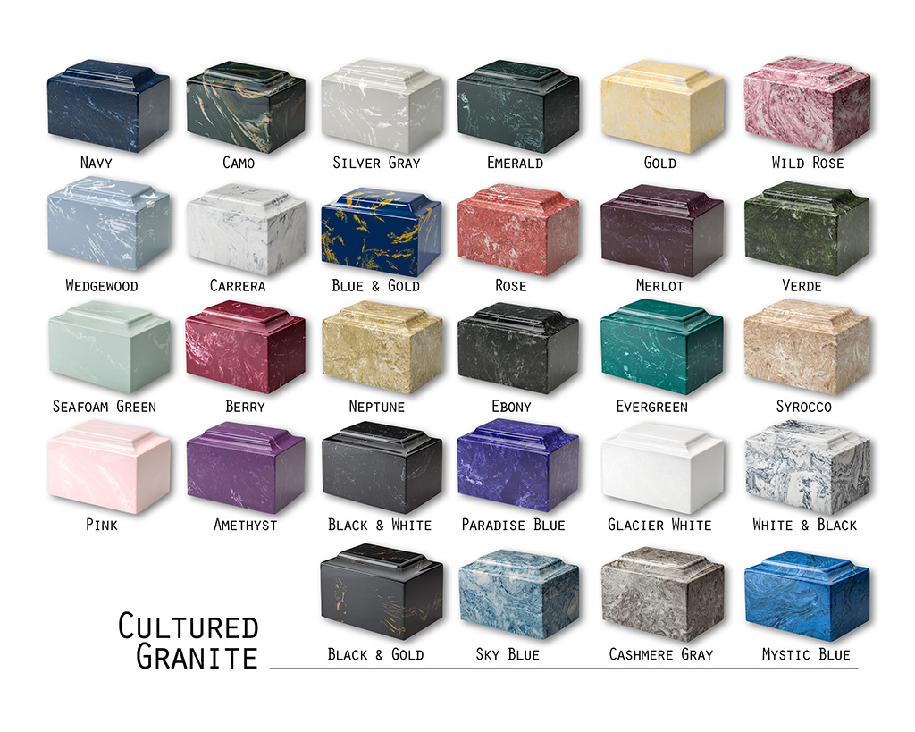 11x14 Urns Cultured Granite PROOF